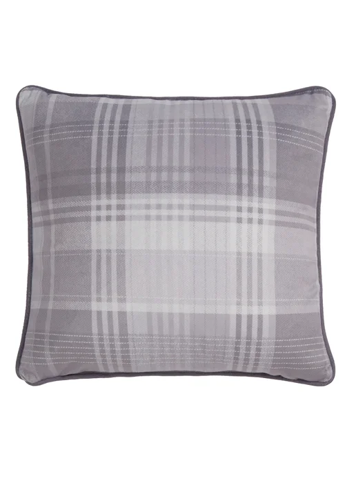 Dreams & Drapes Lodge Forest Animals Christmas Grey Filled Cushion (43cm x 43cm) - 43W X 43D Image 3
