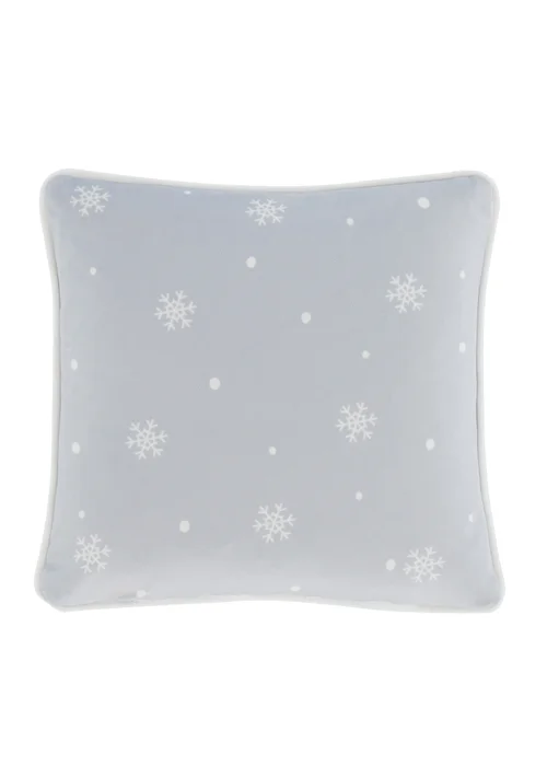 Fusion Christmas Woodland Animals Red Velvet Filled Cushion (43cm x 43cm) - 43W X 43D Image 3
