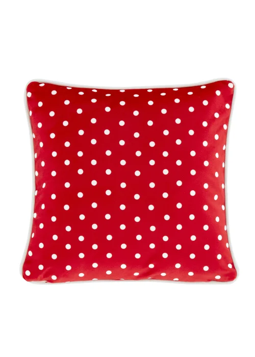 Fusion Festive Gonks Christmas Red Velvet Filled Cushion (43cm x 43cm) - 43W X 43D Image 2