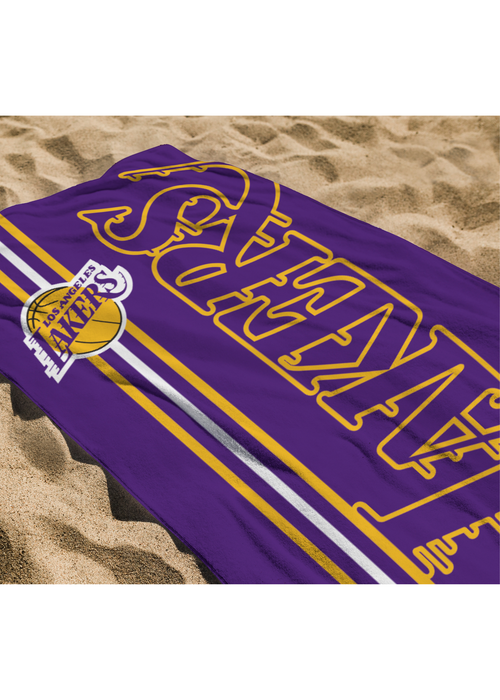 NBA Lakers Beach Towel - One Size Image 1