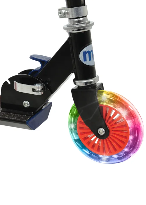 Spiderman Folding Inline Scooter with Light Up Wheels - One Size Image 3