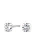 Simply Silver Sterling Silver 925 Cubic Zirconia Small Stud Earring - One Size Image 1