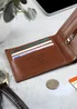 Personalised Memento Company Tan Leather Wallet - One Size Image 3
