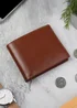 Personalised Memento Company Tan Leather Wallet - One Size Image 4