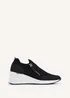 Linzi Adler Black Flyknit Wedged Trainer - Size 6 Image 2