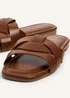 Linzi Fletcher Tan Faux Leather Slider - Size 5 Image 3
