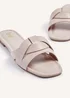 Linzi Fletcher Mocha Faux Leather Slider - Size 8 Image 4