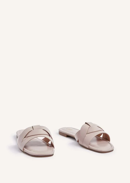 Linzi Fletcher Mocha Faux Leather Slider - Size 8 Image 3