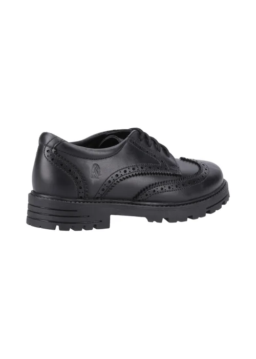 Hush Puppies Girls Black Maxine Junior School Shoes (Younger 10 - Older 2) - 12 Infants Image 3