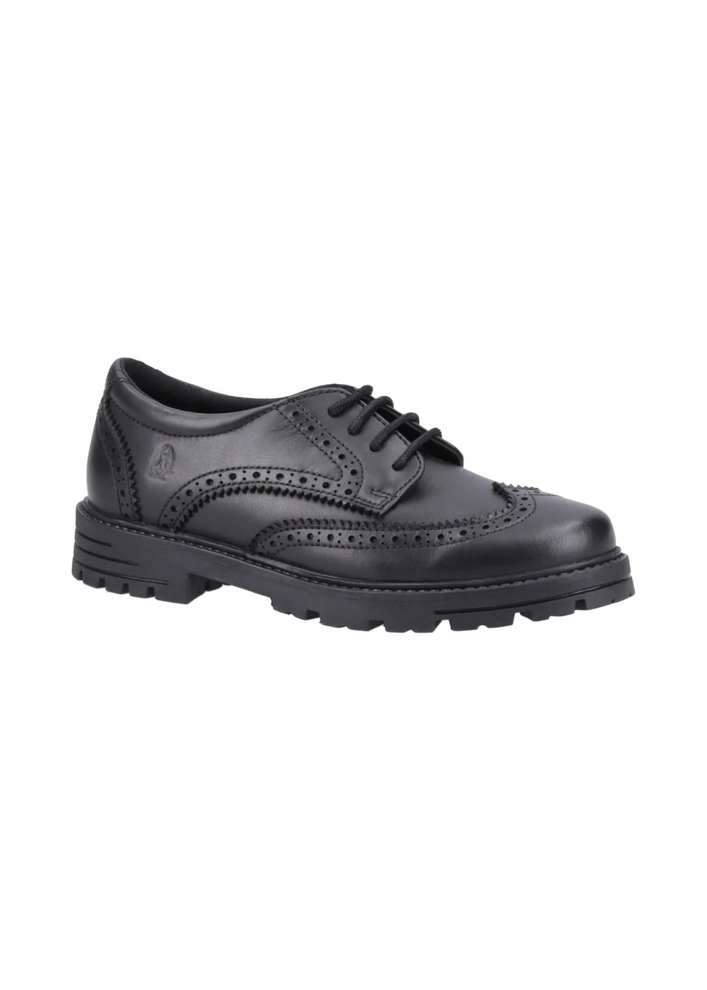 Hush Puppies Girls Black Maxine Junior School Shoes (Younger 10 - Older 2) - 12 Infants Image 2