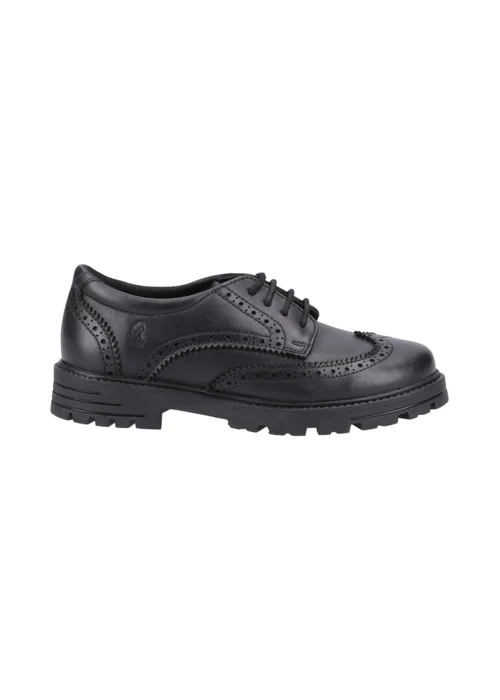 Hush Puppies Girls Black Maxine Senior School Shoes (Older 3-5) - Size 4 Image 1