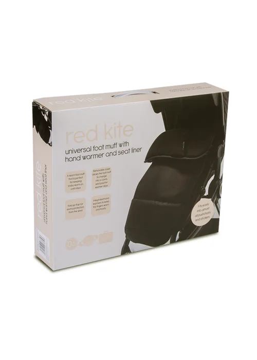Red Kite Universal Footmuff with Hand Warmer and Seat Liner (90cm x 39cm x 10cm) - One Size Image 5