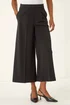 Roman Black Wide Leg Premium Stretch Culottes - 14 Image 4