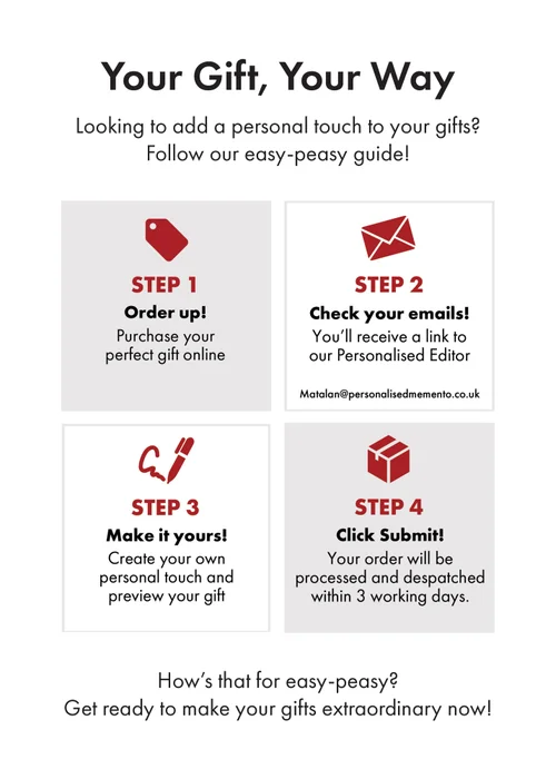Personalised Memento Company Red Holly Christmas Stocking - One Size Image 4