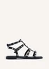 Linzi Billie Black Studded Gladiator Sandal - Size 5 Image 2