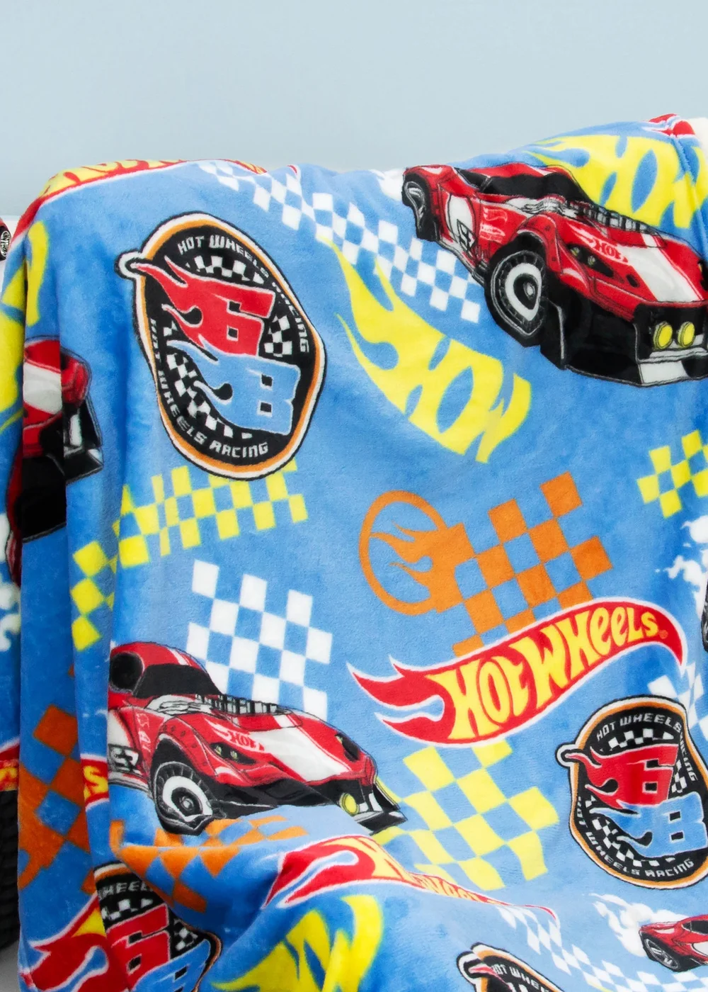 Hot Wheels Flame Fleece Throw - One Size Image 2