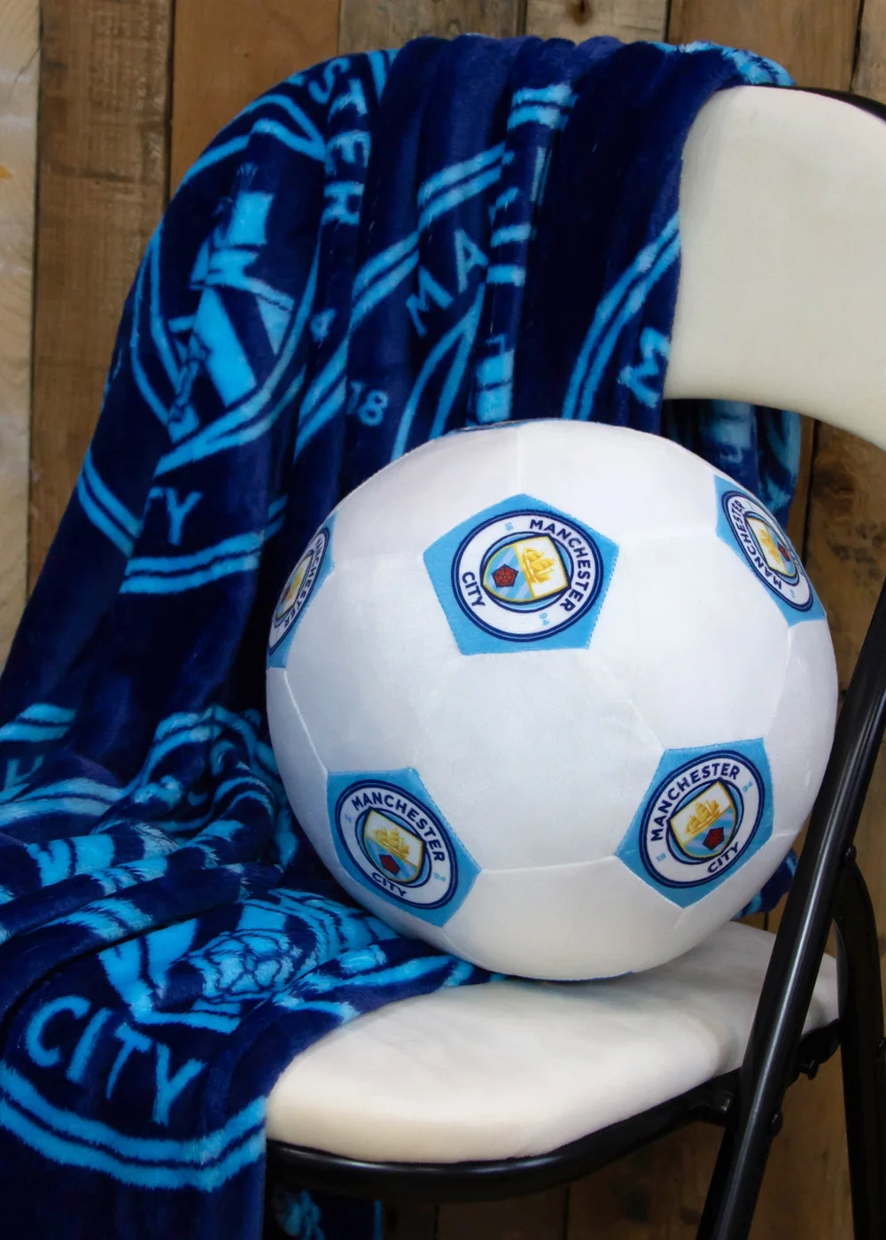 Manchester City FC Soccer 3D Decorative Cushion - One Size Image 1