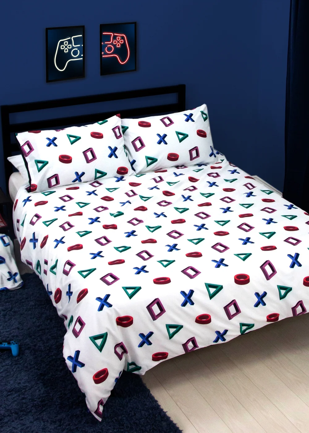 PlayStation Multi Brushed Microfiber Duvet Cover Set - Double Image 2