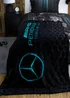 Mercedes Stealth Luxury Formula 1 Fleece Throw (100x 150cm) - One Size Image 3