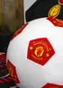 Manchester United Soccer 3D Round Ball Decorative Cushion - One Size Image 3