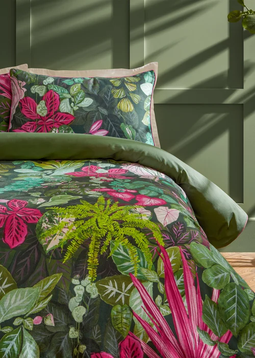 Paoletti Veadeiros Exotic Floral Duvet Cover Set - Double Image 3