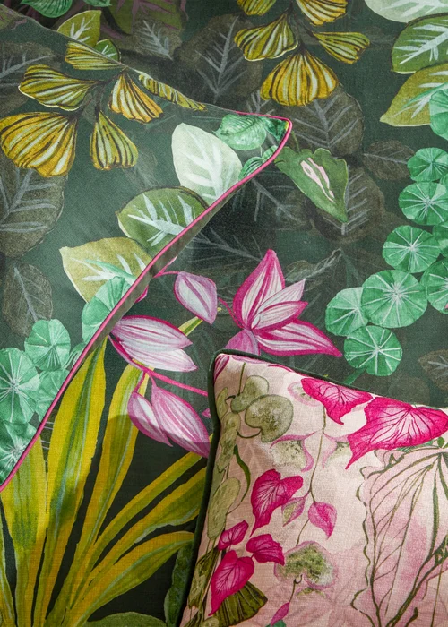 Paoletti Veadeiros Exotic Floral Duvet Cover Set - Double Image 2