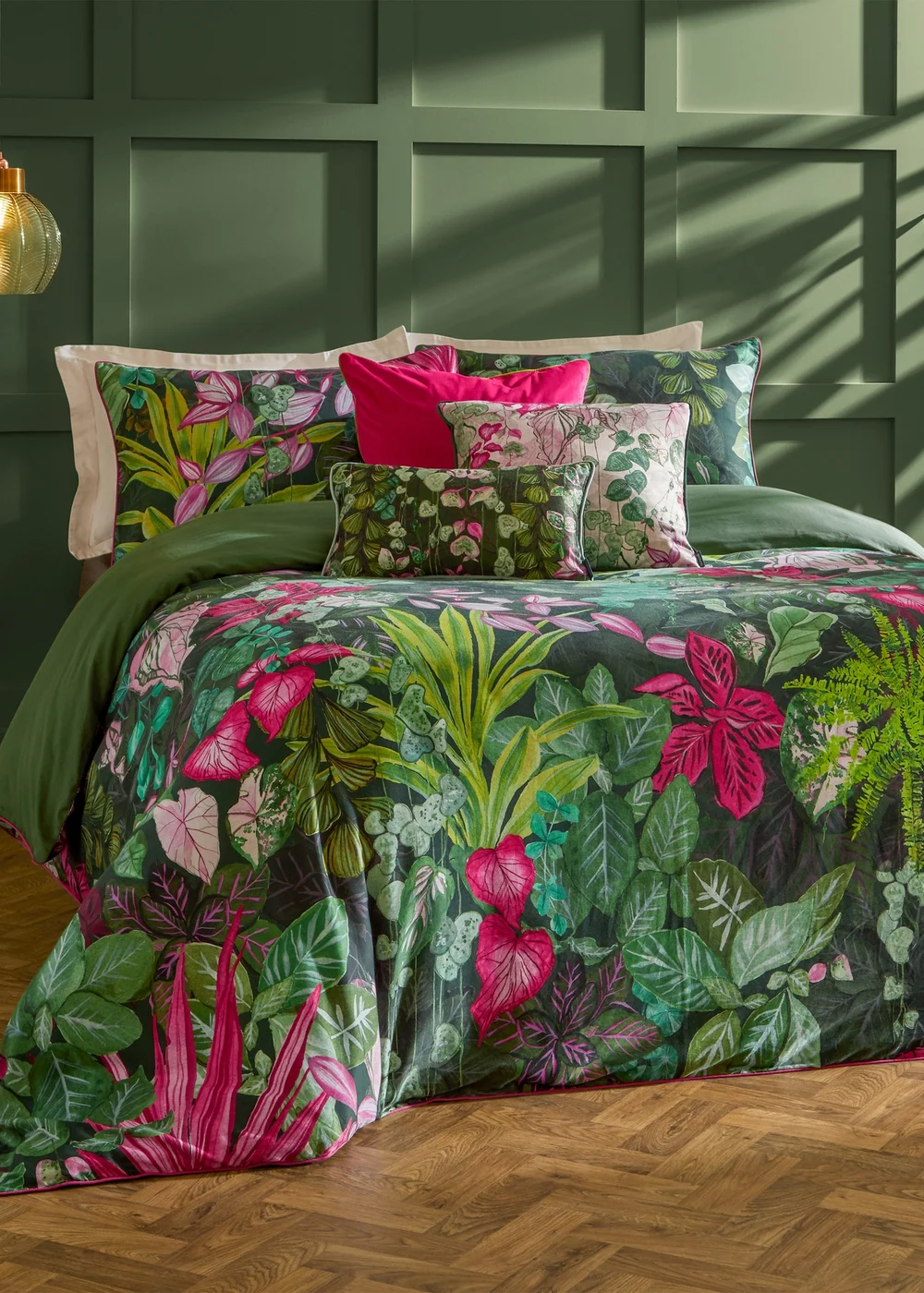 Paoletti Veadeiros Exotic Floral Duvet Cover Set - Double Image 1