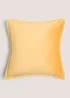 Ochre Velvet Cushion Image 1