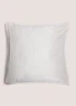 Large Cream Velvet Cushion Image 1