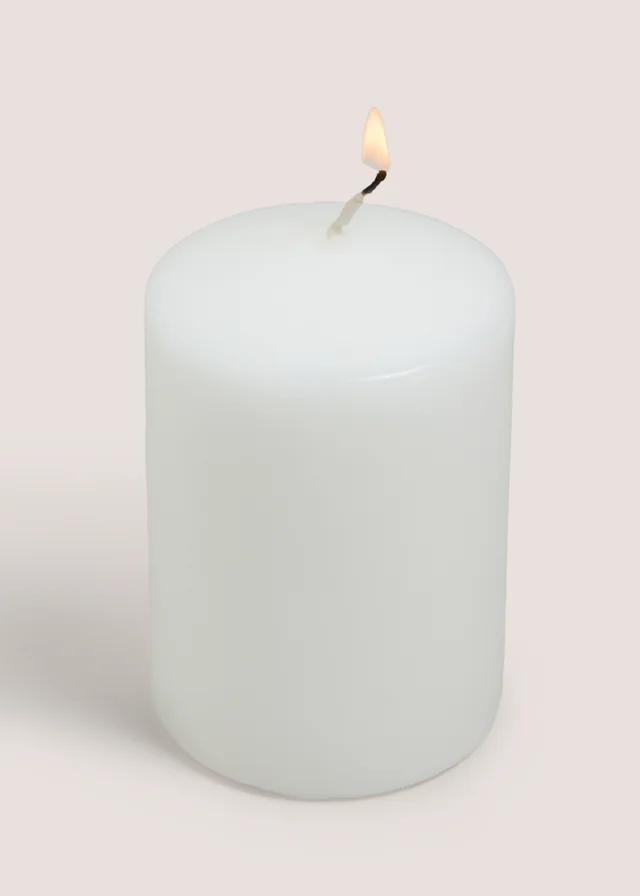 White Church Small Candle