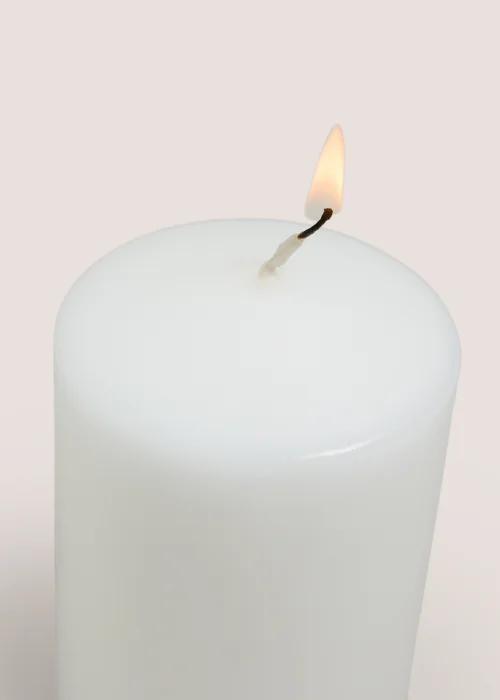 White Church Small Candle Image 2