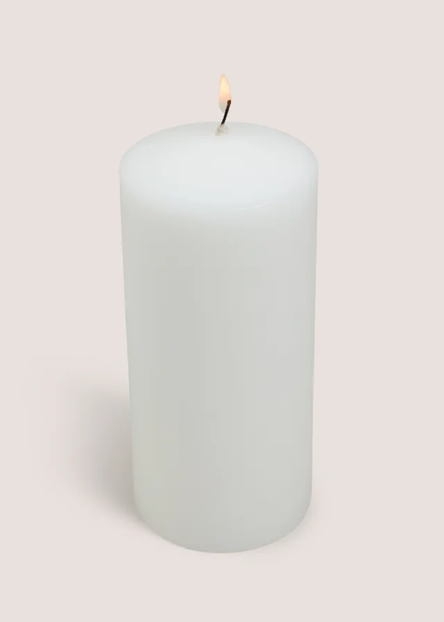 White Church Medium Candle