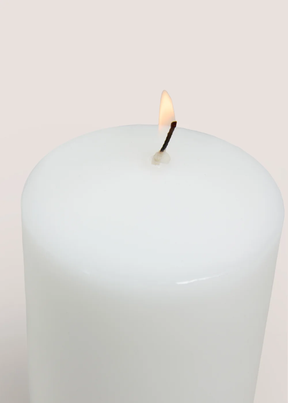White Church Medium Candle Image 2