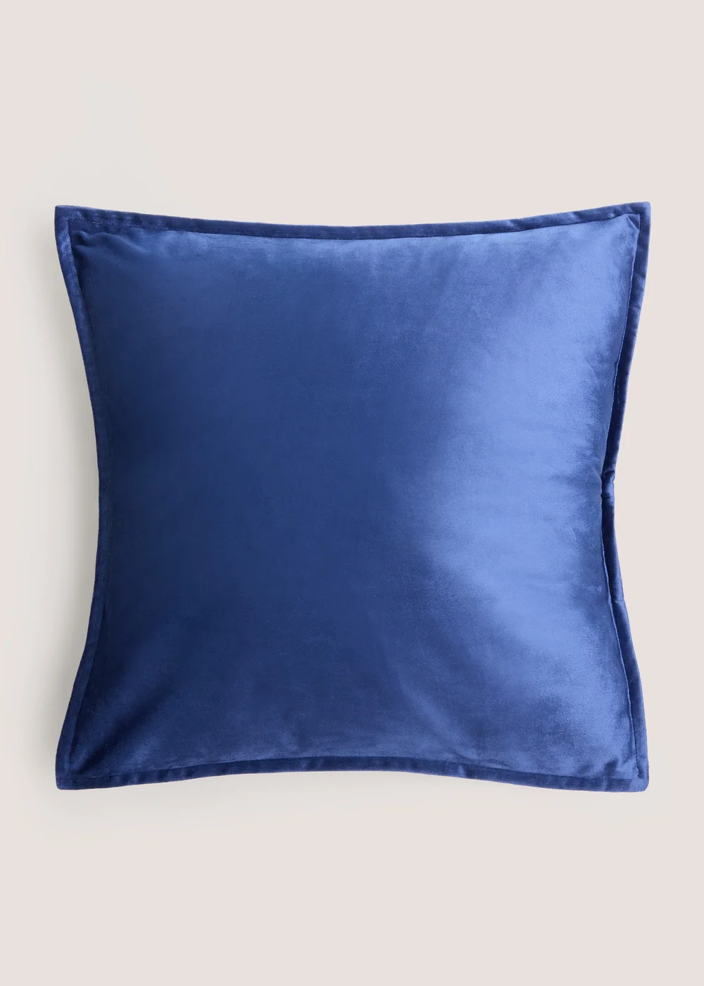 Navy Velvet Cushion Image 1