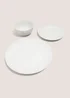12 Piece White Dinner Set Image 2