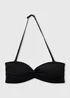 Black Twist Bikini Top - Size 6 Image 3