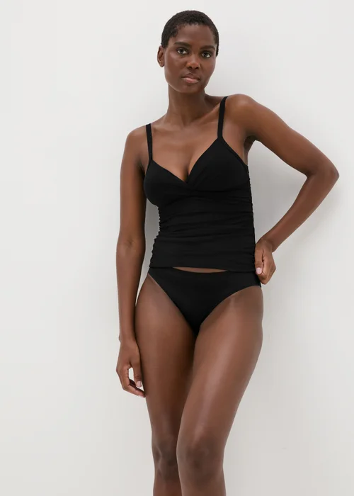 Black Twist Bikini Bottoms - Size 22 Image 1