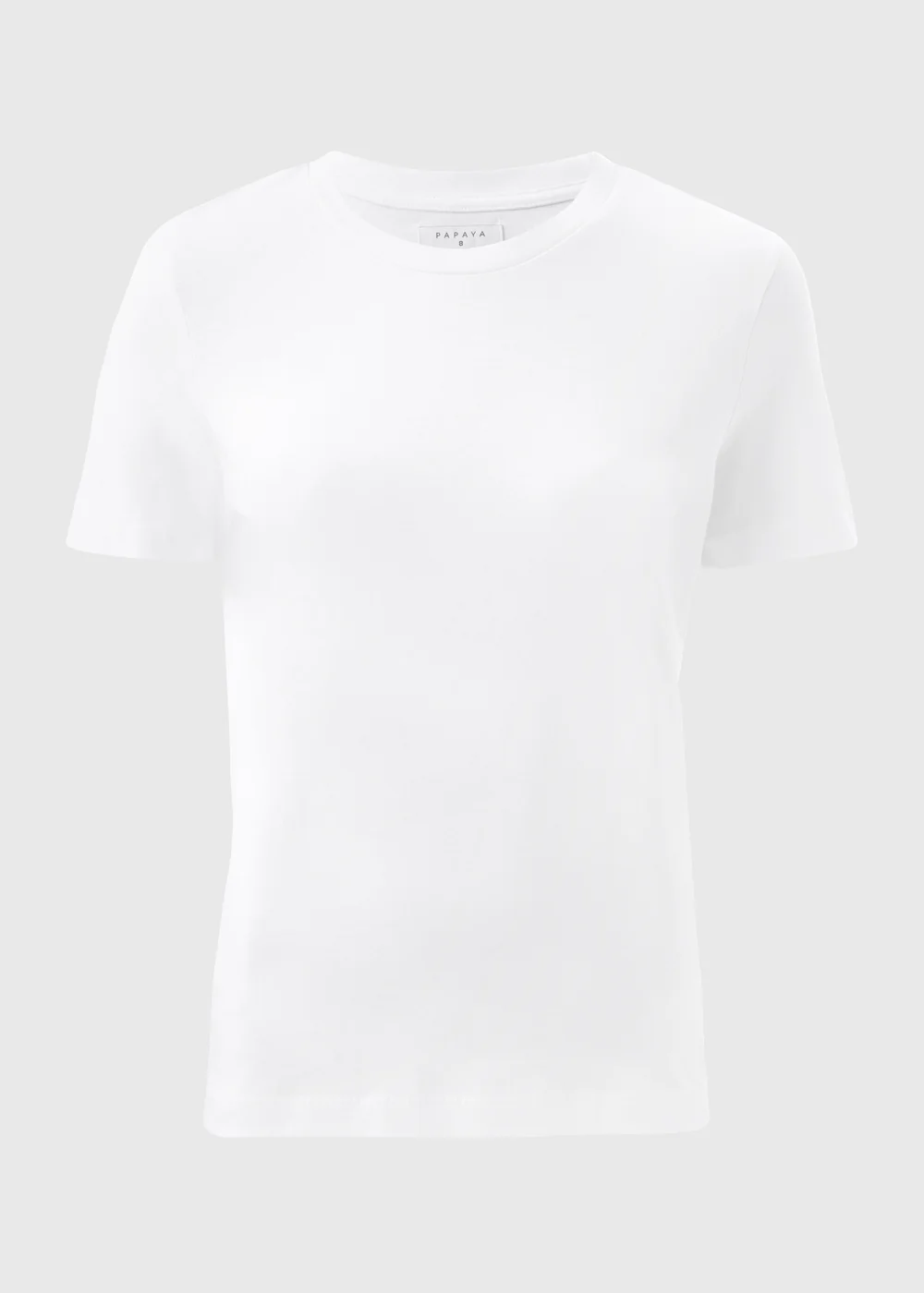 White Crew Neck T-Shirt - Size 8 Image 1