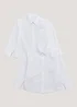 Girls 2 Pack White Plus Fit Long Sleeve School Blouses (6-16yrs) - Age 10 Years Image 1