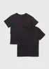 2 Pack Kids Black T-Shirts (3-16yrs) - Age 4 Years Image 1