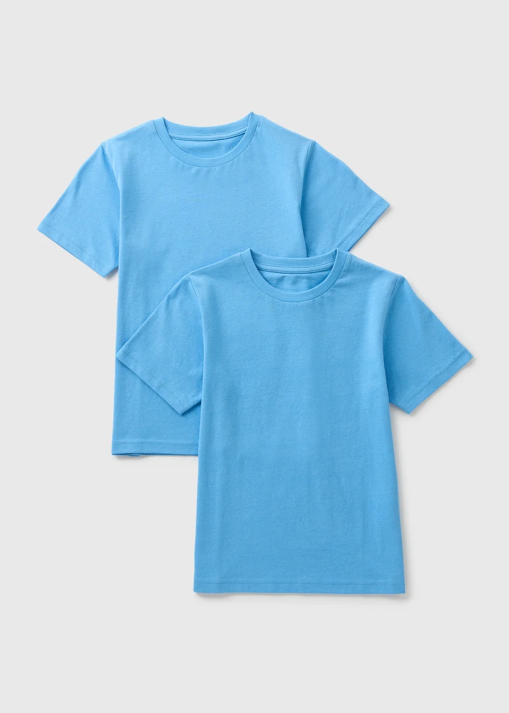 2 Pack Blue T-Shirts (3-16yrs) - Age 13 Years Image 1