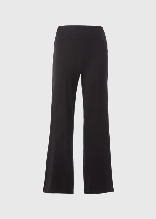 Souluxe Black Bootleg Jogging Bottoms - Small Image 4