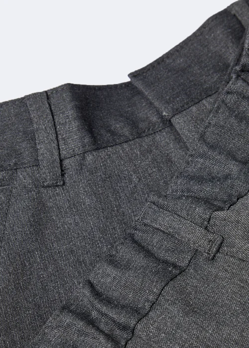Boys 2 Pack Grey Slim Fit School Shorts (3-13yrs) - 9 Yrs Image 2