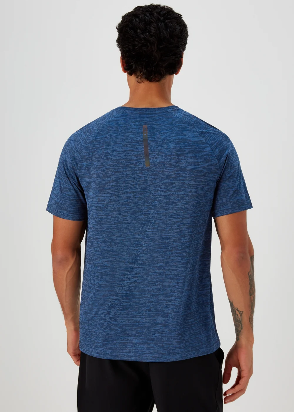 Souluxe Navy Basic 2 Tone T-Shirt - Extra small Image 2