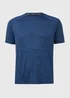 Souluxe Navy Basic 2 Tone T-Shirt - Extra small Image 4