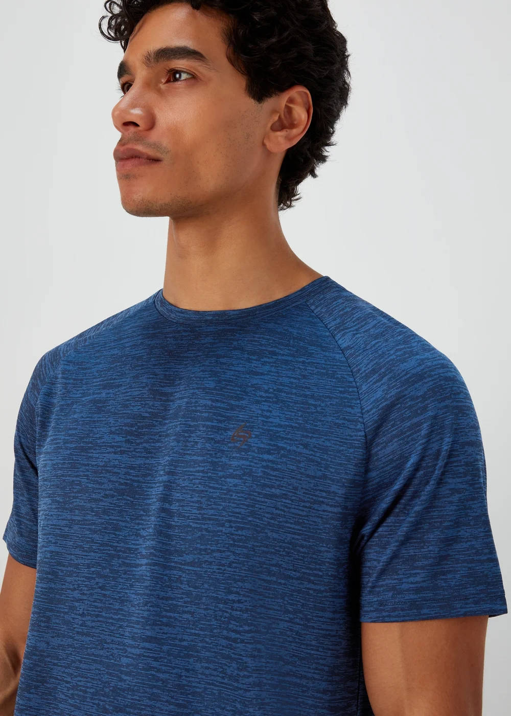 Souluxe Navy Basic 2 Tone T-Shirt - Extra small Image 1