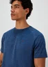 Souluxe Navy Basic 2 Tone T-Shirt - Extra small Image 1