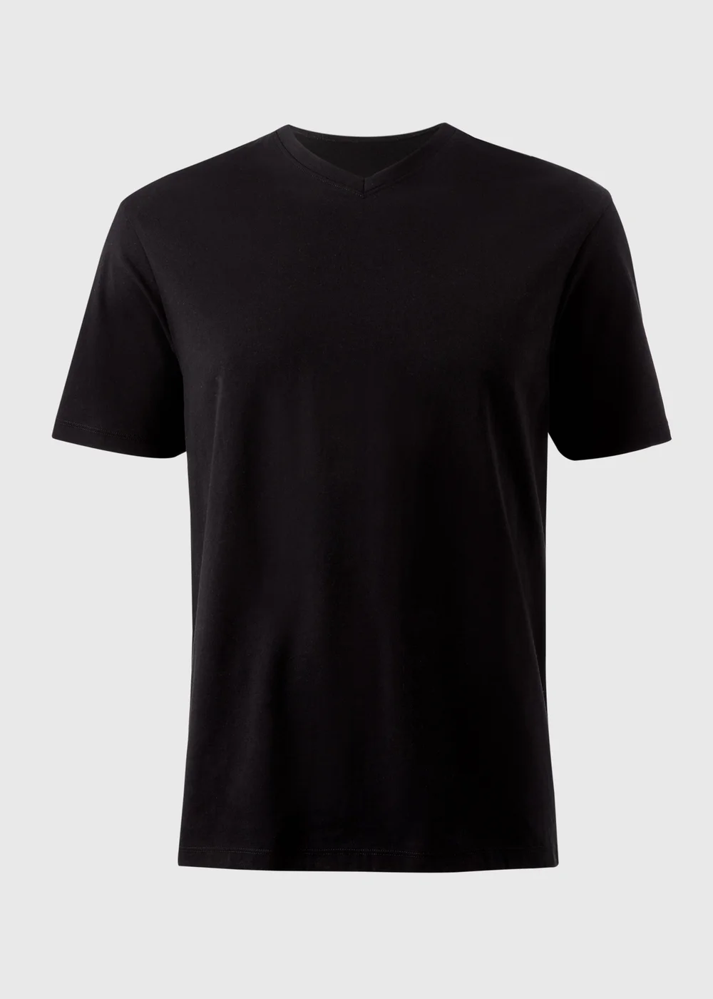 Black Essential V-Neck T-Shirt - XS Image 4