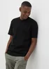 Black Essential V-Neck T-Shirt - Extra small Image 2