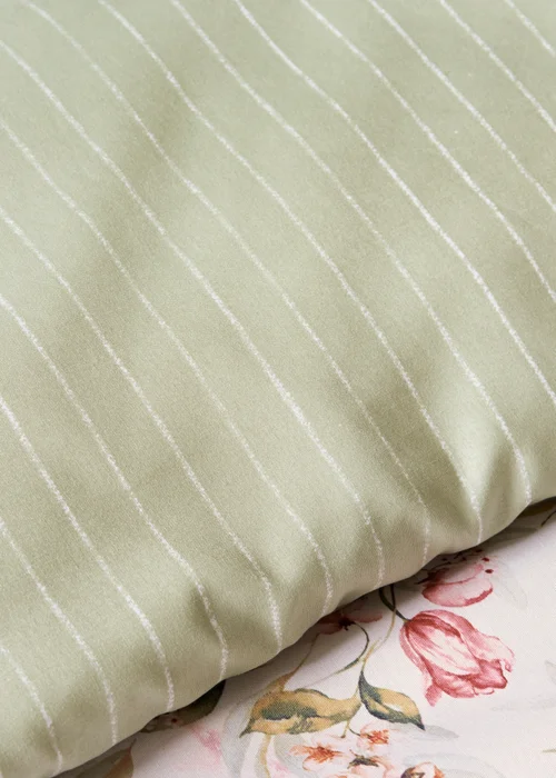 Green Peonies Duvet Set - Double Image 3